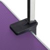 42" Folding Dog Pet Grooming Table Stainless Steel Frame Rubber Mat on Board with Adjustable Arm and Clamps pet dog Cat Grooming Table (PURPLE COLOR)