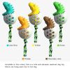 Rubber Kong Dog Toy Small Dog Accessories Interactive Puppy Dog Toothbrush Teeth Cleaning Brushing Stick French Bulldog Toys