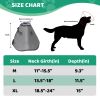 Dog Cone Breathable Dog Recovery Collar for Medium and Large Dogs Soft Dog Cone Adjustable Drawstring and Buckle Prevent Licking and Scratching Wounds