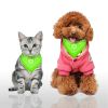 Adjustable Bandana Leather Pet Collar Triangle Scarf