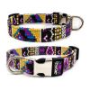 Dog Print Adjustable Collar; suitable For Large & Small Dogs